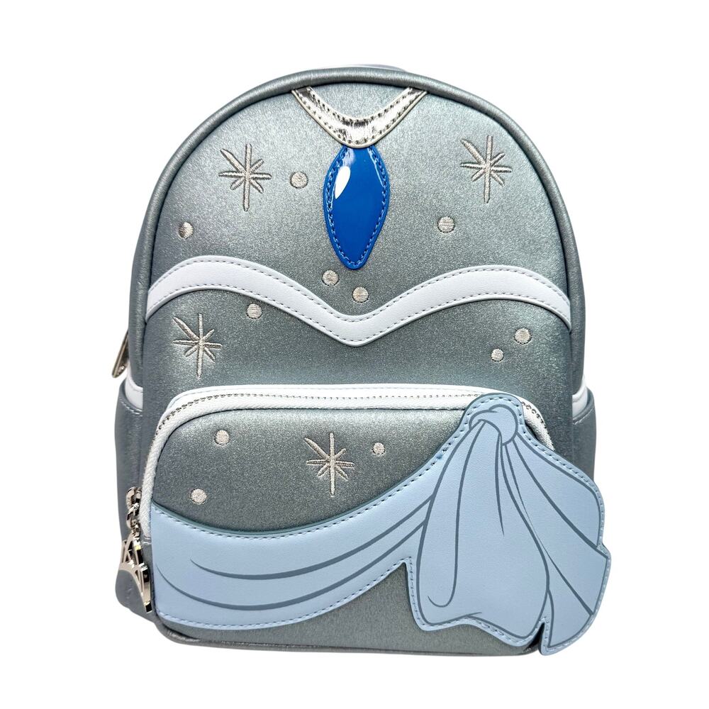 New Loungefly Princess Tiana Blue Dress Mini Backpack